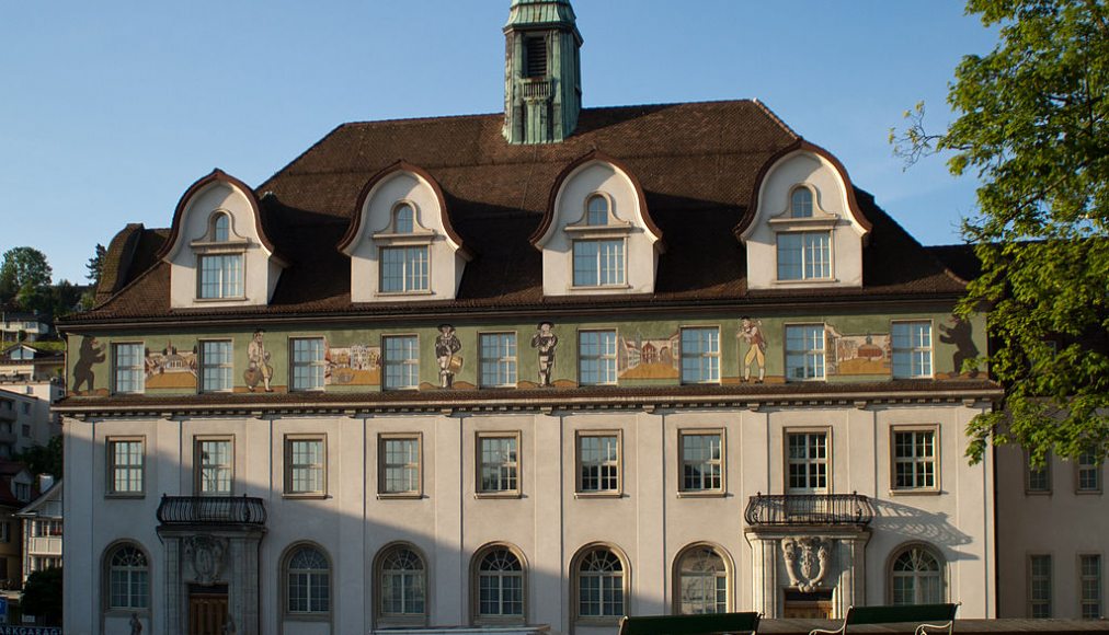 Siège du Conseil cantonal d&#039;Appenzell Rhodes-Extérieures à Herisau / ©Roland Zumbuehl, CC BY-SA 3.0 Wikimedia Commons