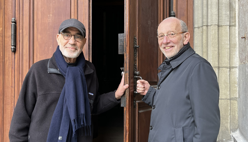 Hafid Ouardiri et François Garaï / ©Gabrielle Desarzens