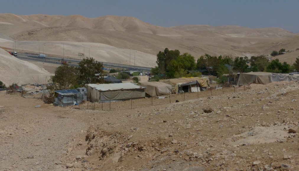 ©Aline Jacottet / Douze des communautés palestiniennes menacées d&#039;expulsion par Israël vivent dans la région de Khan al-Ahmar, en Cisjordanie.