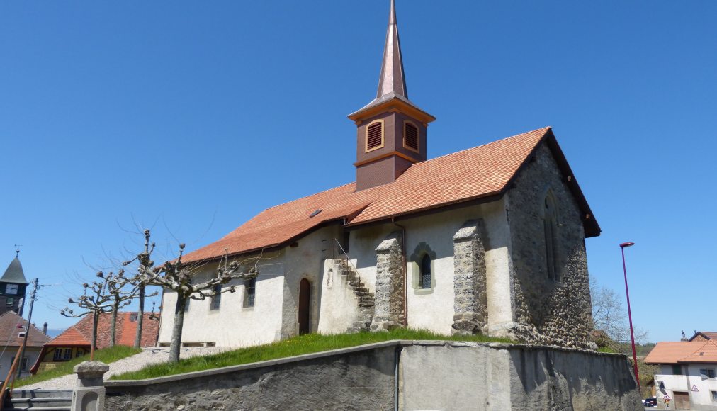 Le temple de Thierrens accueille régulièrement des messes © CC Wikipedia