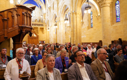 Culte à la Collégiale de Neuchâtel, 9 juin 2024, accueillant le synode de l&#039;EERS / ©EERS