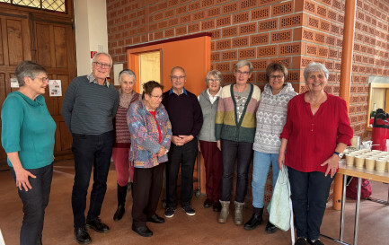 L’équipe de bénévoles au complet. / ©Anne Vallelian