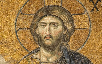 Mosaïque du Christ pantocrator, basilique Sainte-Sophie à Istanbul / © istock.com / anilakduygu